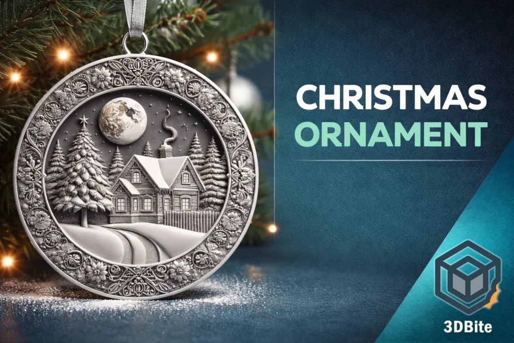 3D PRINTED Christmas Ornament