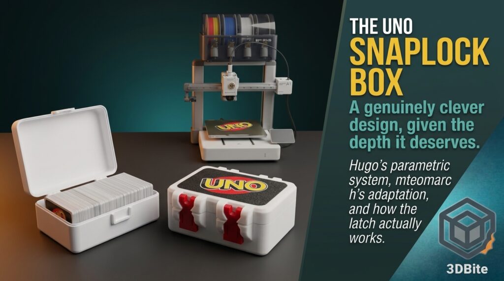 UNO card box 3D print