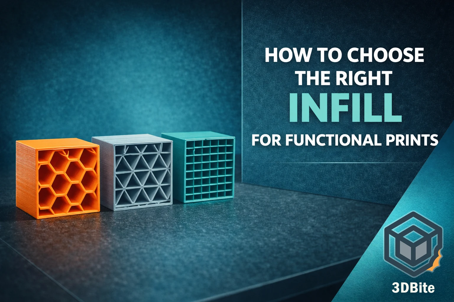 How to Choose the Right Infill for Functional Prints - 3DBite