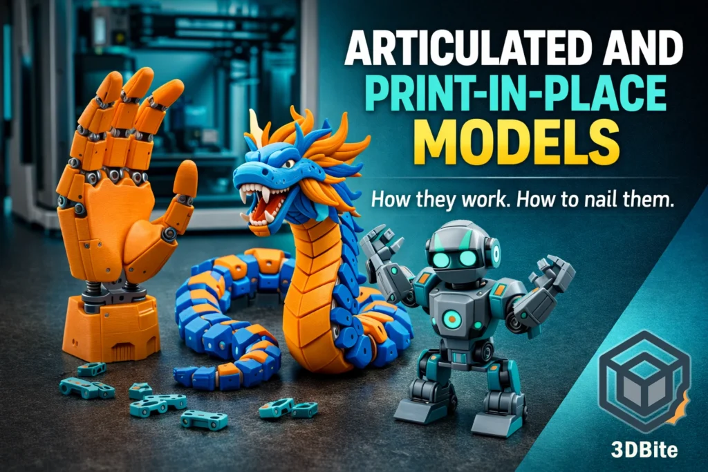 Articulated and Print-in-Place Models