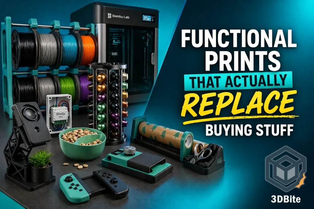 Functional Prints That Actually Replace Buying Stuff (Real Examples I Use)