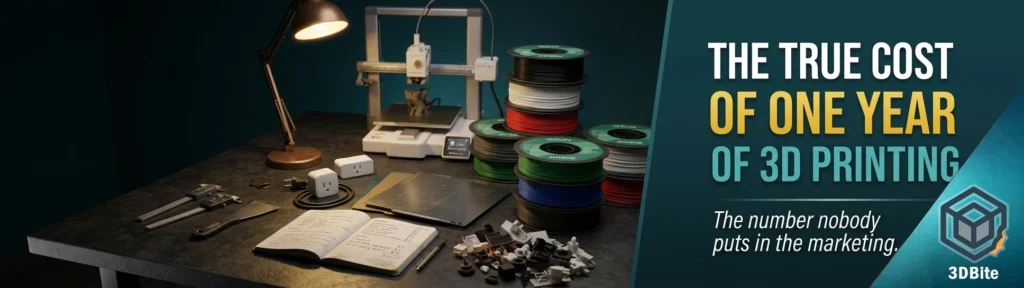 True Cost of 1 year of 3D printing