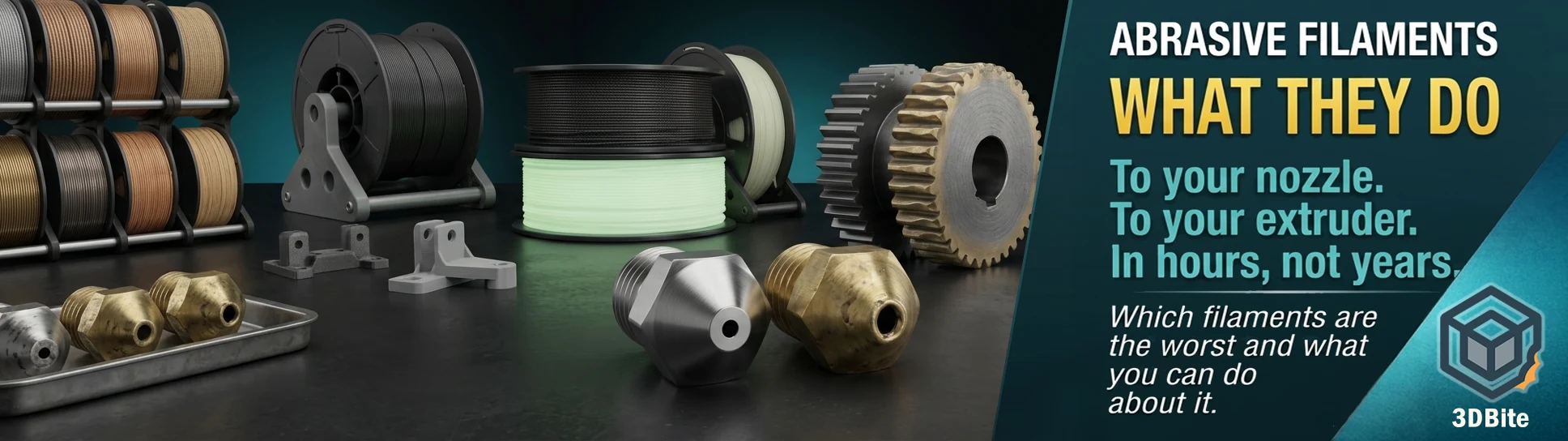 Abrasive Filaments - what they are and what they do to your hardware