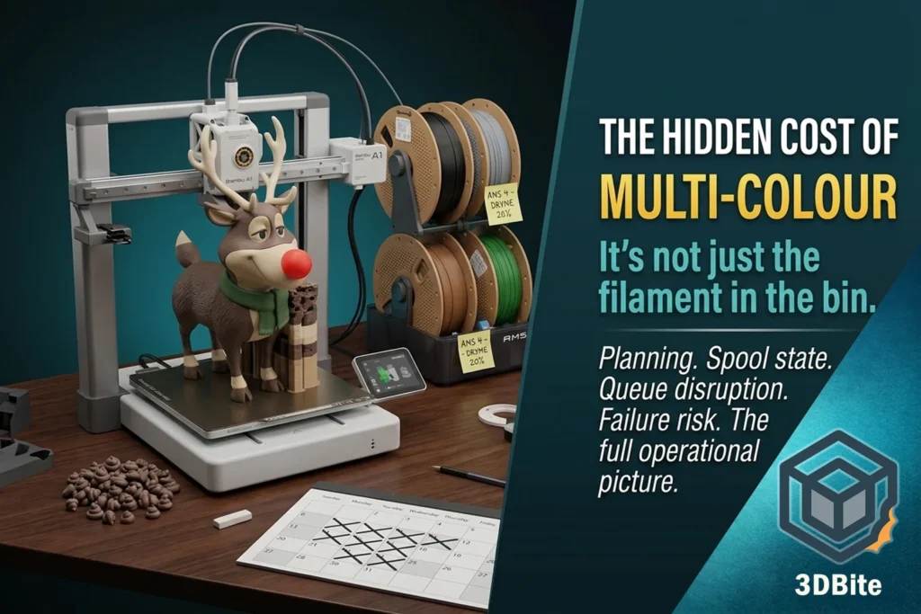 Hidden Cost of Multi colour 3d printing