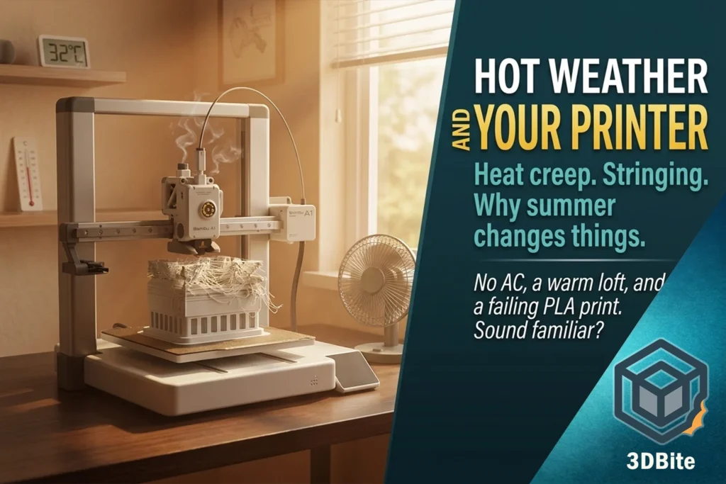 Hot weather and your 3D printer
