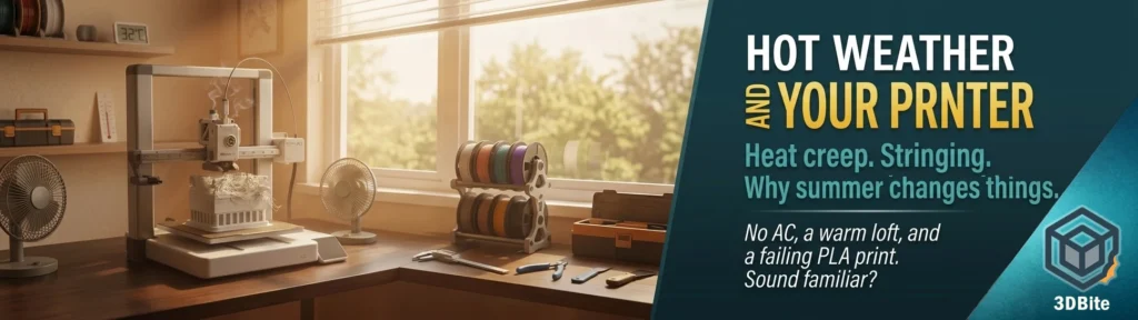 Hot weather and your 3D printer