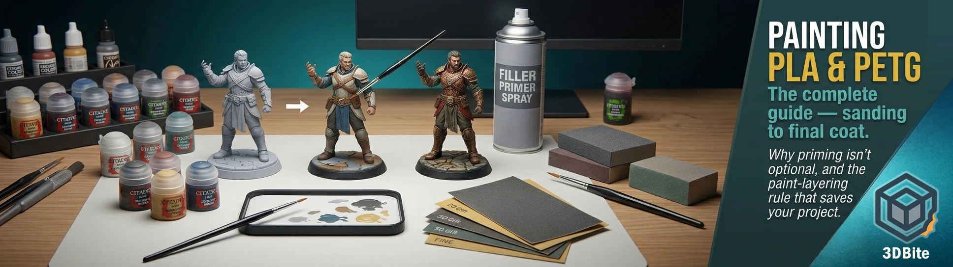 Painting PLA or PETG