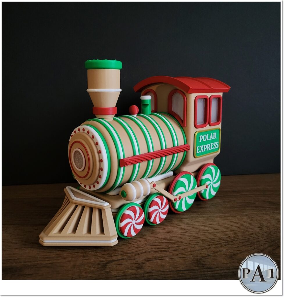Illuminated Gingerbread Train loco