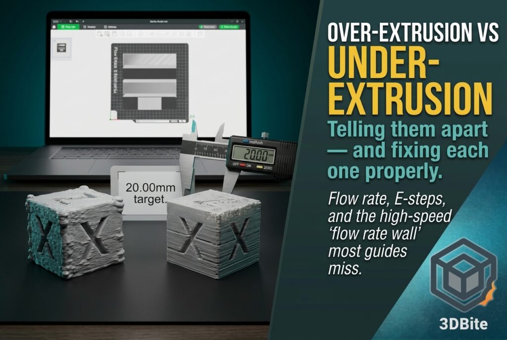 Over-Extrusion vs Under-Extrusion