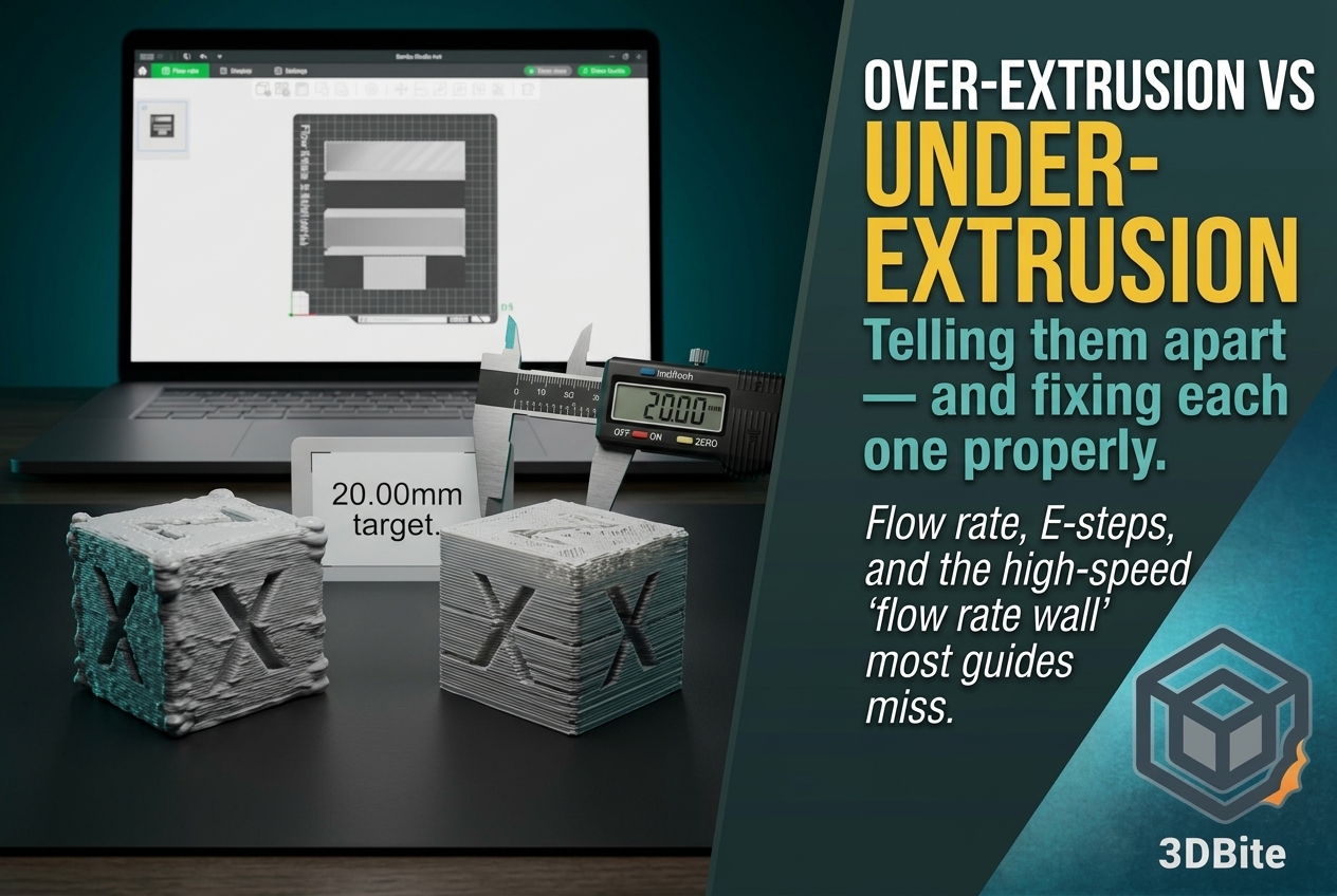 Over-Extrusion vs Under-Extrusion: Telling Them Apart and Fixing Each