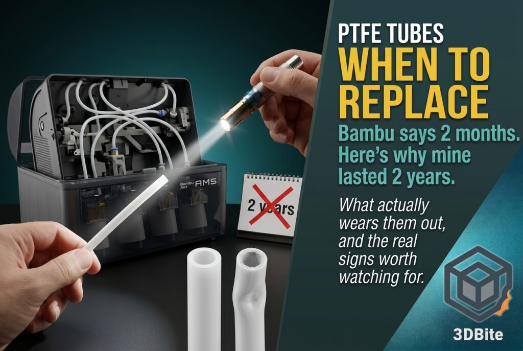 PTFE tube replacement
