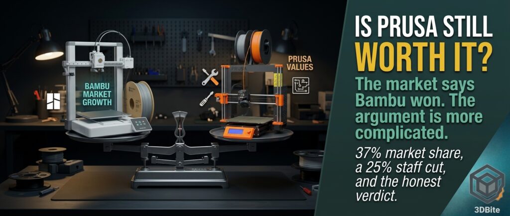Prusa vs Bambu 2026