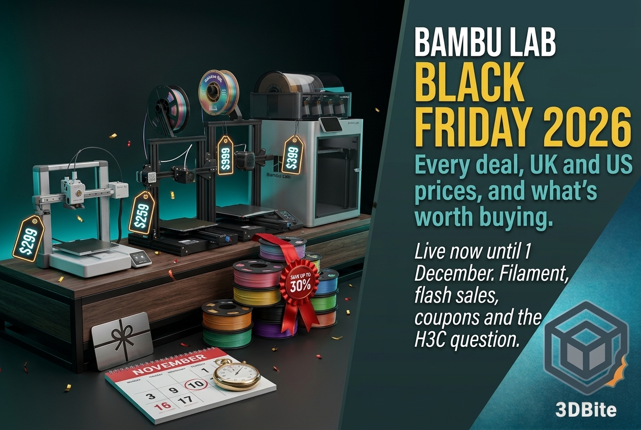 Bambu Lab Black Friday 2026: Every Deal, UK and US Prices, and What’s Actually Worth Buying