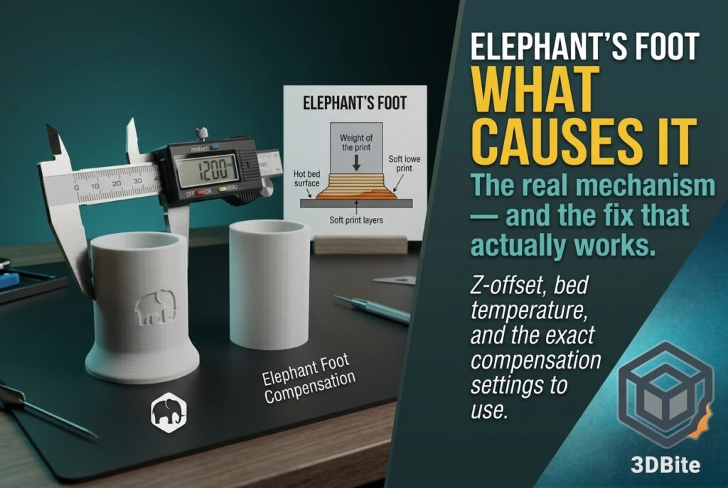 elephant's foot 3D printing fix