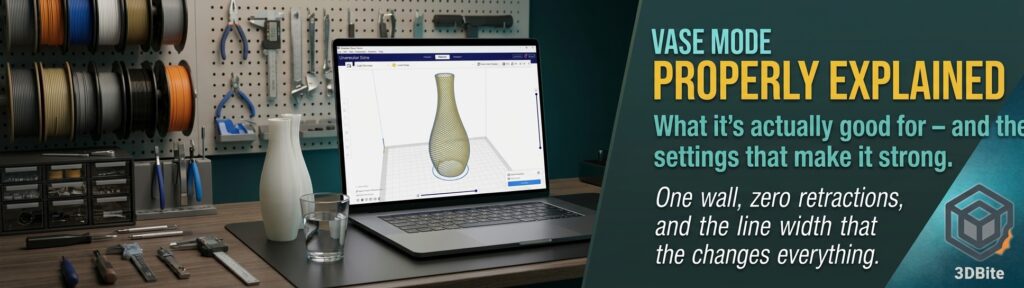 vase mode 3D printing settings
